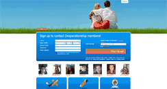 Desktop Screenshot of desperationship.com